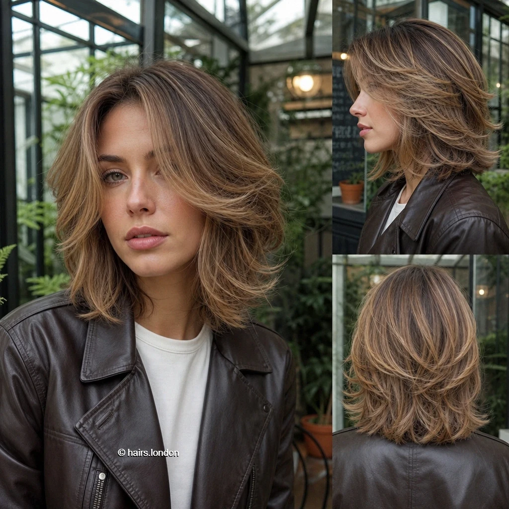 Beige Feathered Lob