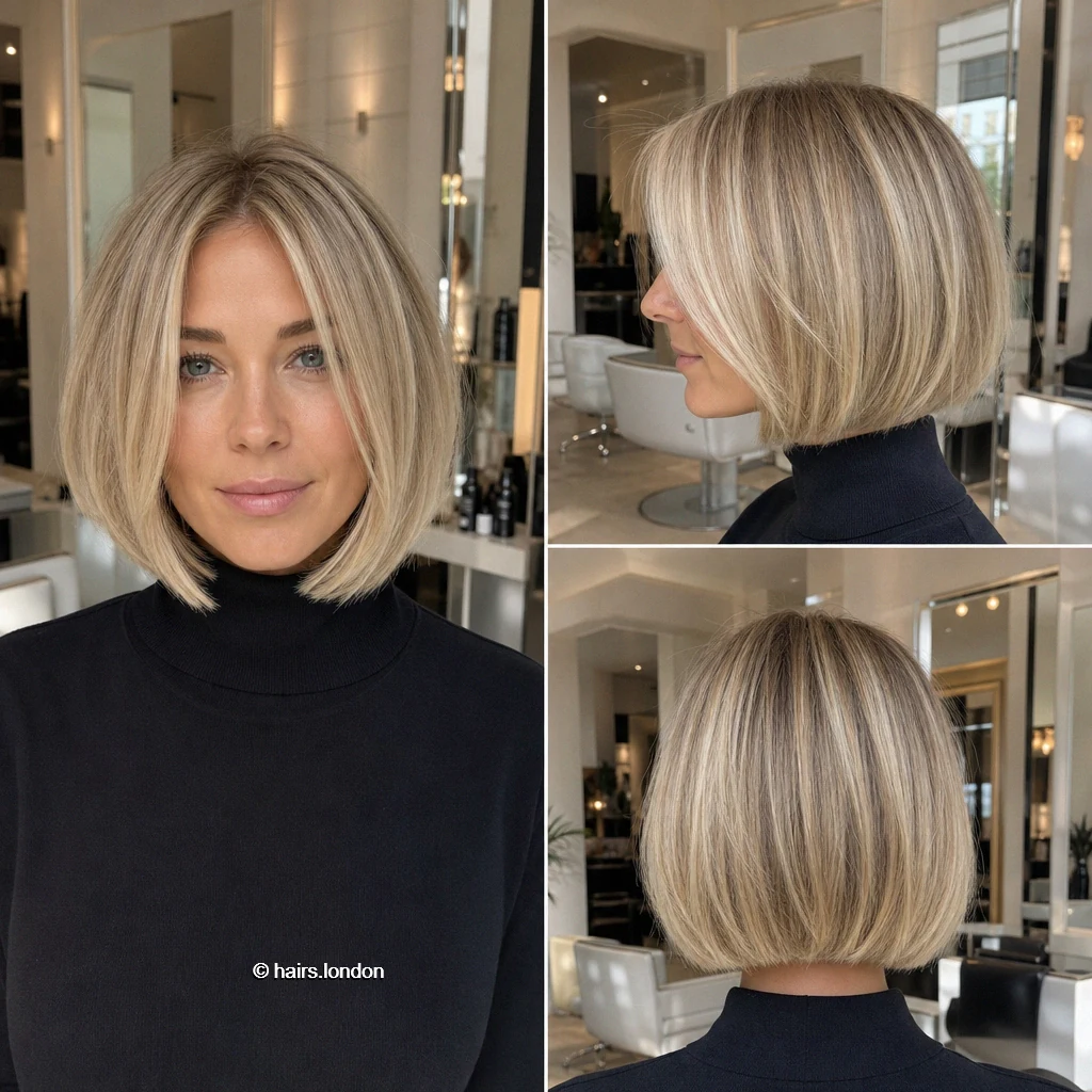 20 Blonde Bob Haircuts, From Textured Jaw-Length Cuts to Polished Shapes Beige Framing Bob