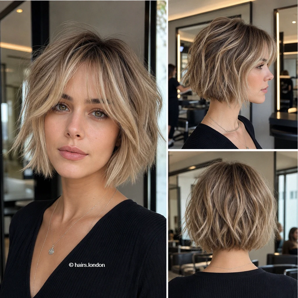 15 Blonde Bob Haircuts, From Sculpted Graduation to Soft Waves Beige Fringe Bob