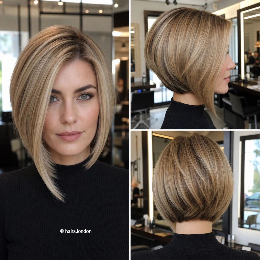 15 Blonde Bob Haircuts, From Sculpted Graduation to Soft Waves Beige Graduated Sweep