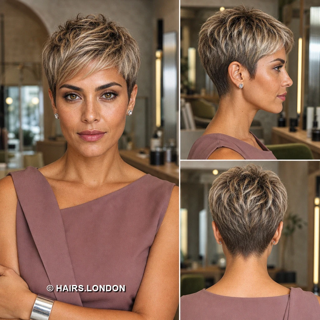 Beige Polished Pixie