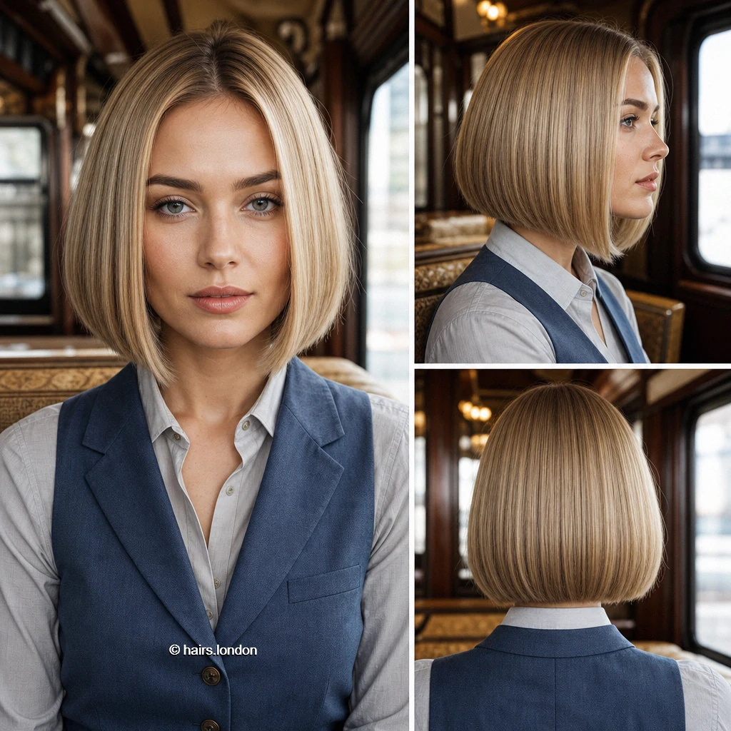 Beige Precision Bob