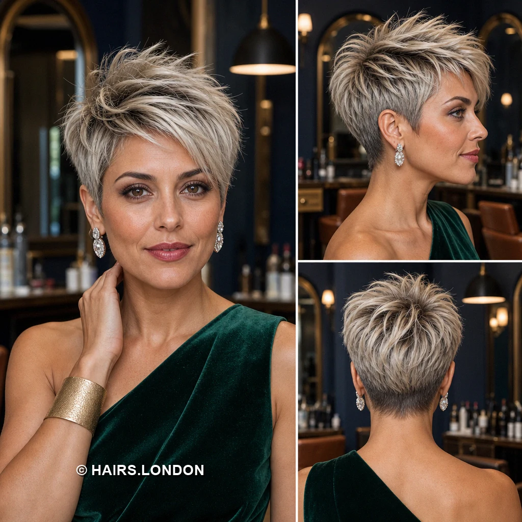 19 Ash Blonde Pixie Haircuts with Shape, Texture, and Lift Beige Sculpted Quiff