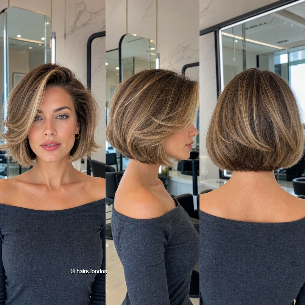 20 Bob Haircut Ideas, From Softly Layered to Sleek and Graduated Beige Swept Bob