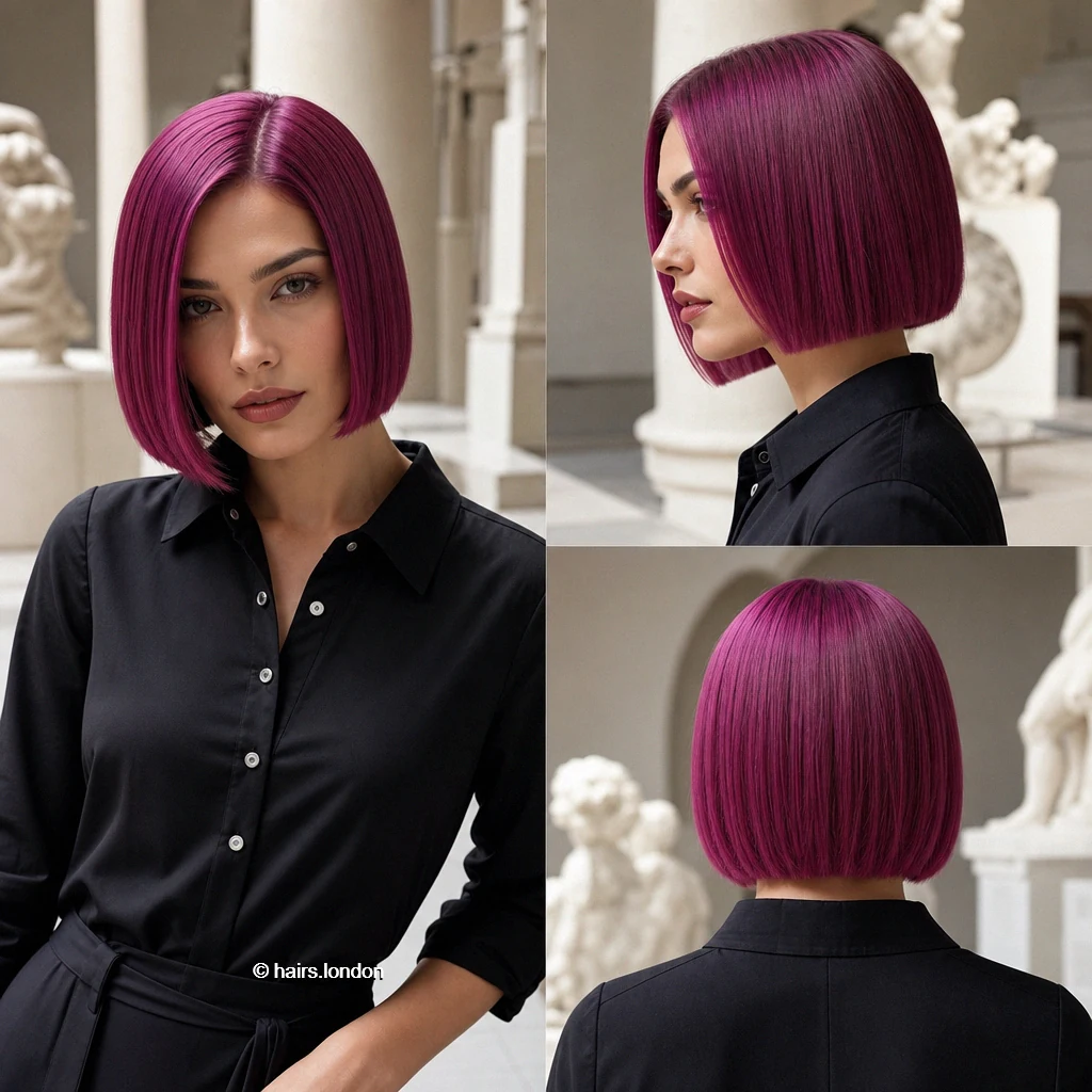 Berry Blunt Bob