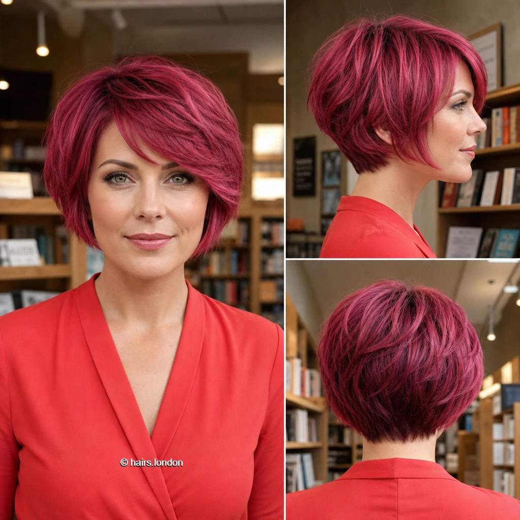 Berry Textured Bob