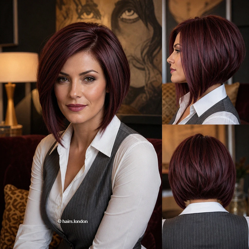 20 Red Bob Haircuts, From Sleek Chin-Length Shapes to Short Layered Cuts Blackberry Voluminous Bob