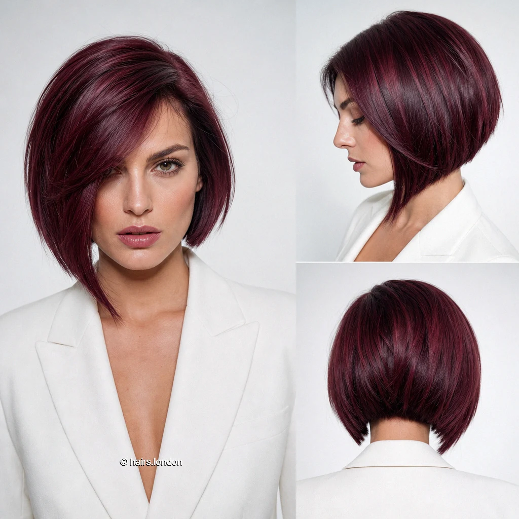 Blackcherry Inverted Bob