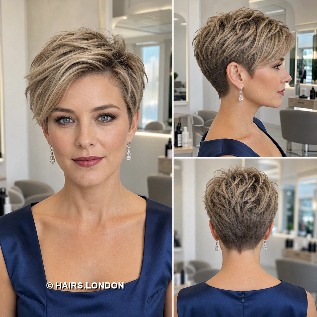 Blonde Asymmetric Crop