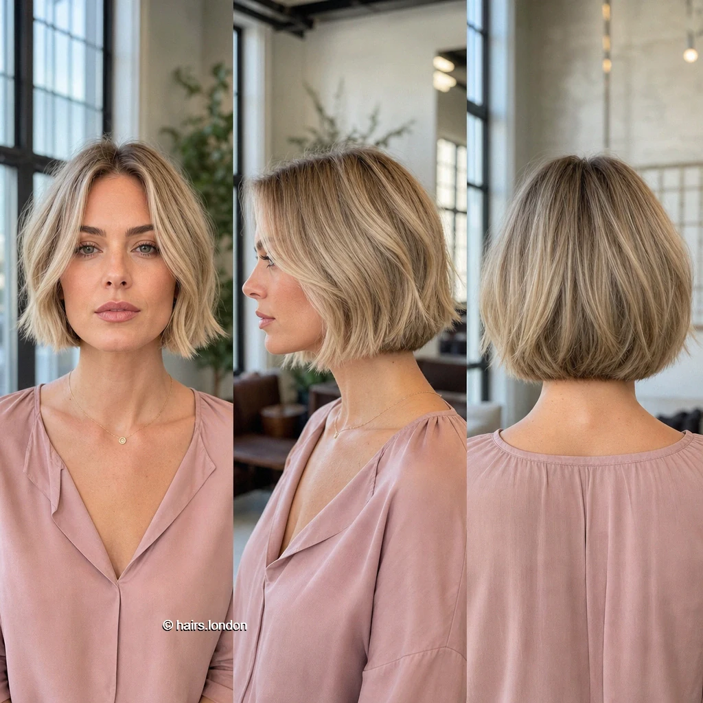 20 Bob Haircut Ideas, From Rounded Shapes to Airy Layers Blonde Centerpart Bob