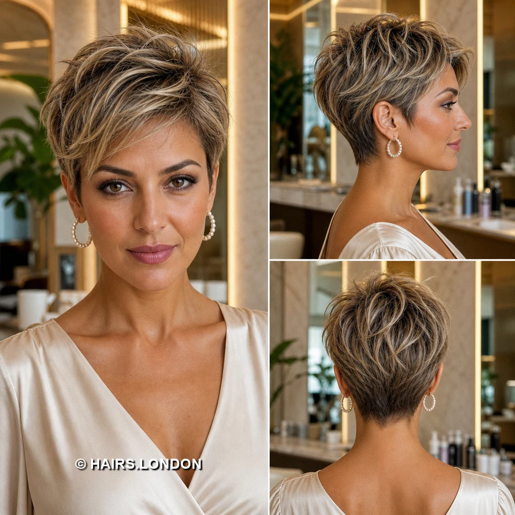 15 Blonde Pixie Cuts With Dark Roots, From Defined Curls to Sweeping Fringes Blonde Curled Crop