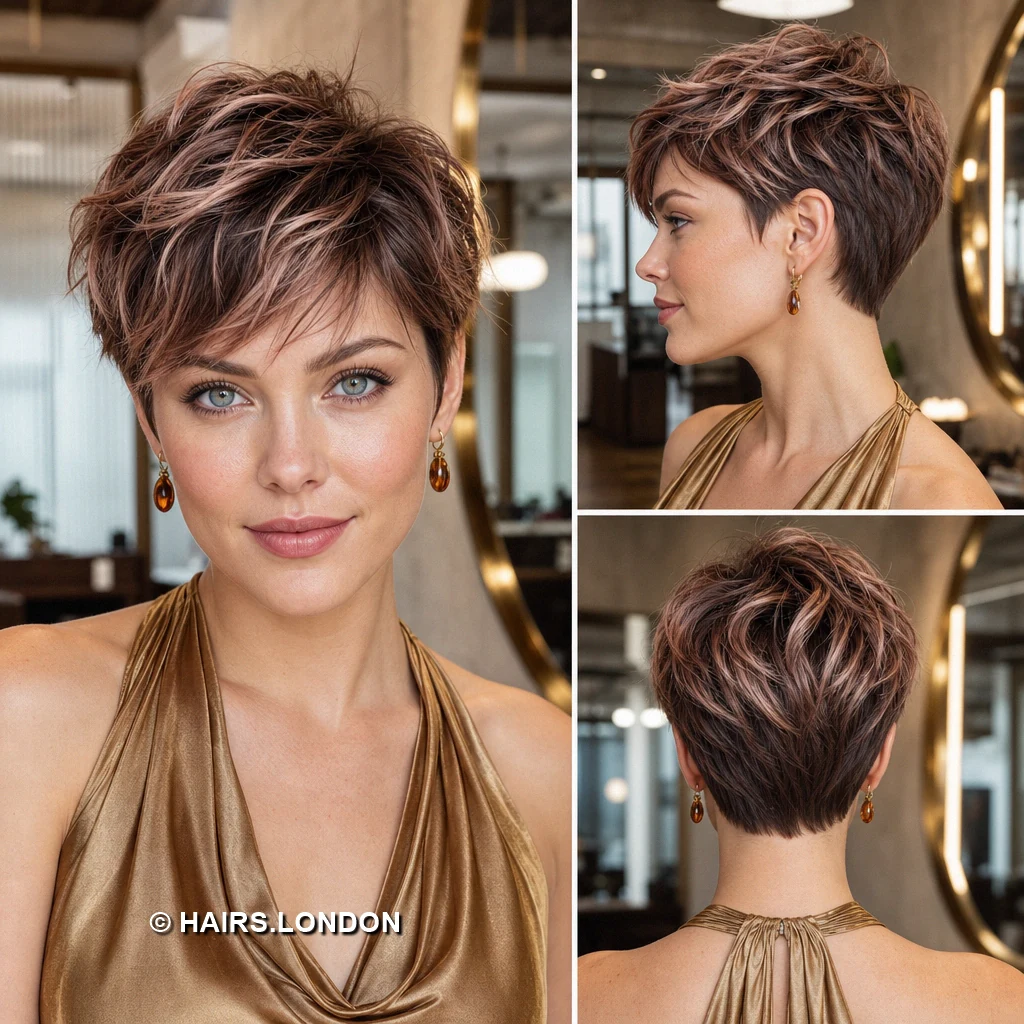 Blonde Curly Pixie