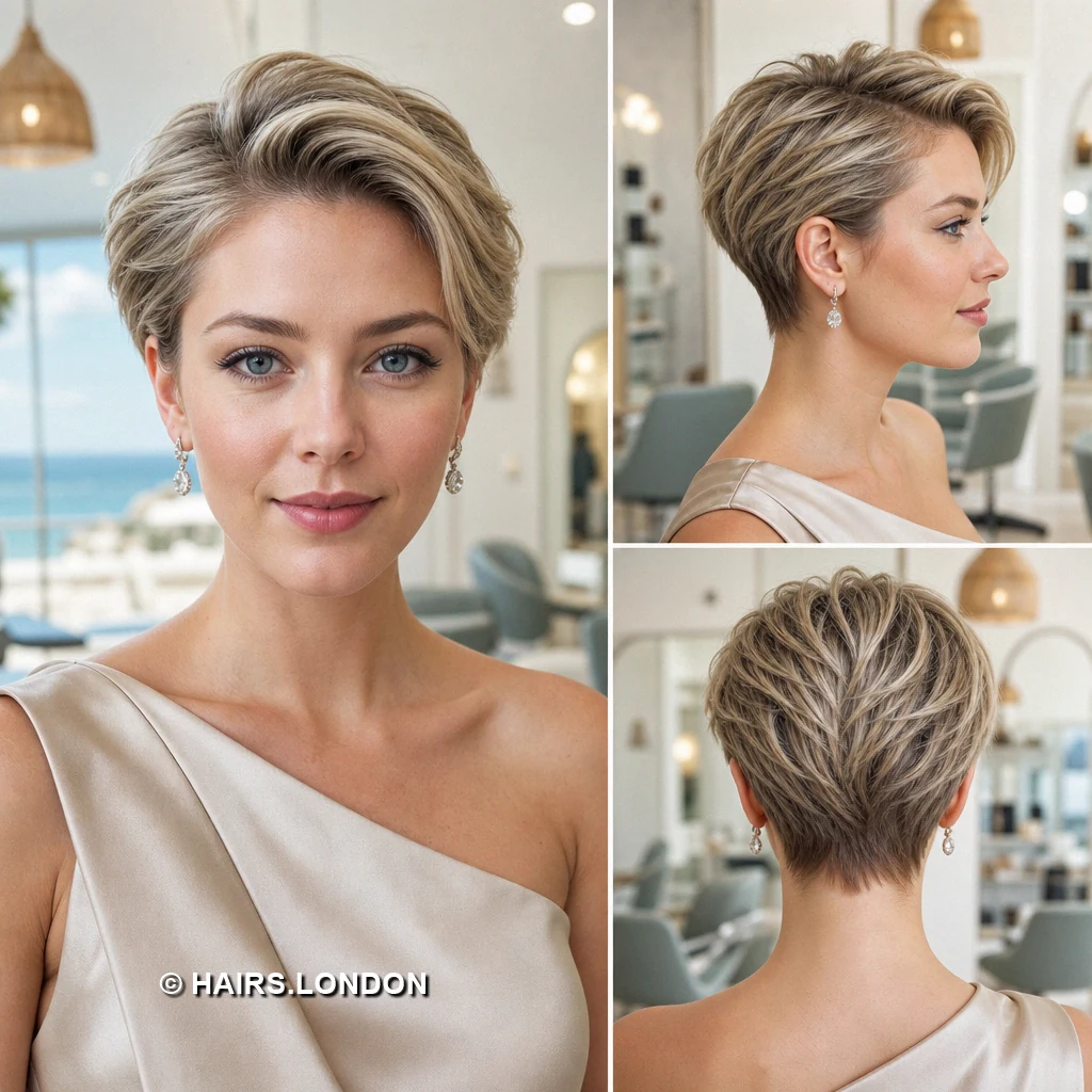 Blonde Curved Fringe