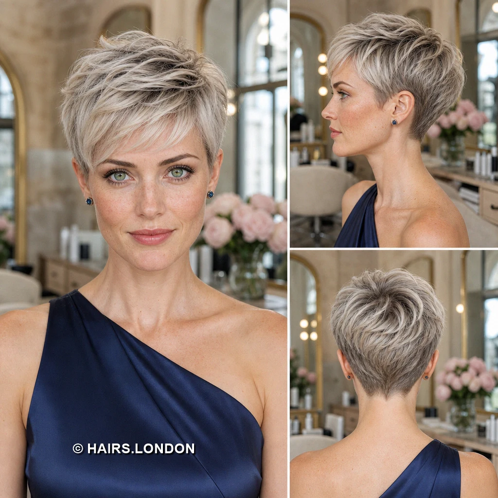 18 Ash Blonde Pixie Cuts with Shape, Texture, and Soft Contrast Blonde Curved Pixie