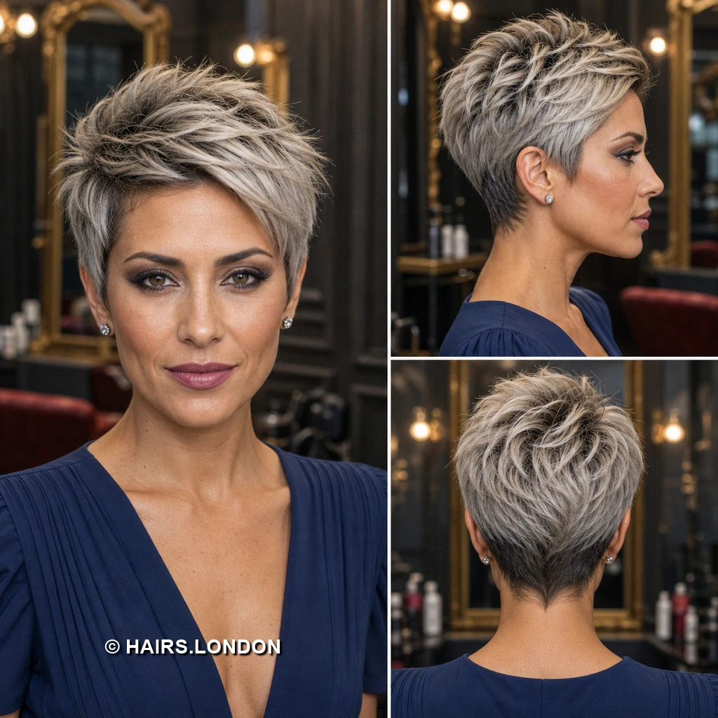 19 Ash Blonde Pixie Haircuts with Shape, Texture, and Lift Blonde Diagonal Undercut