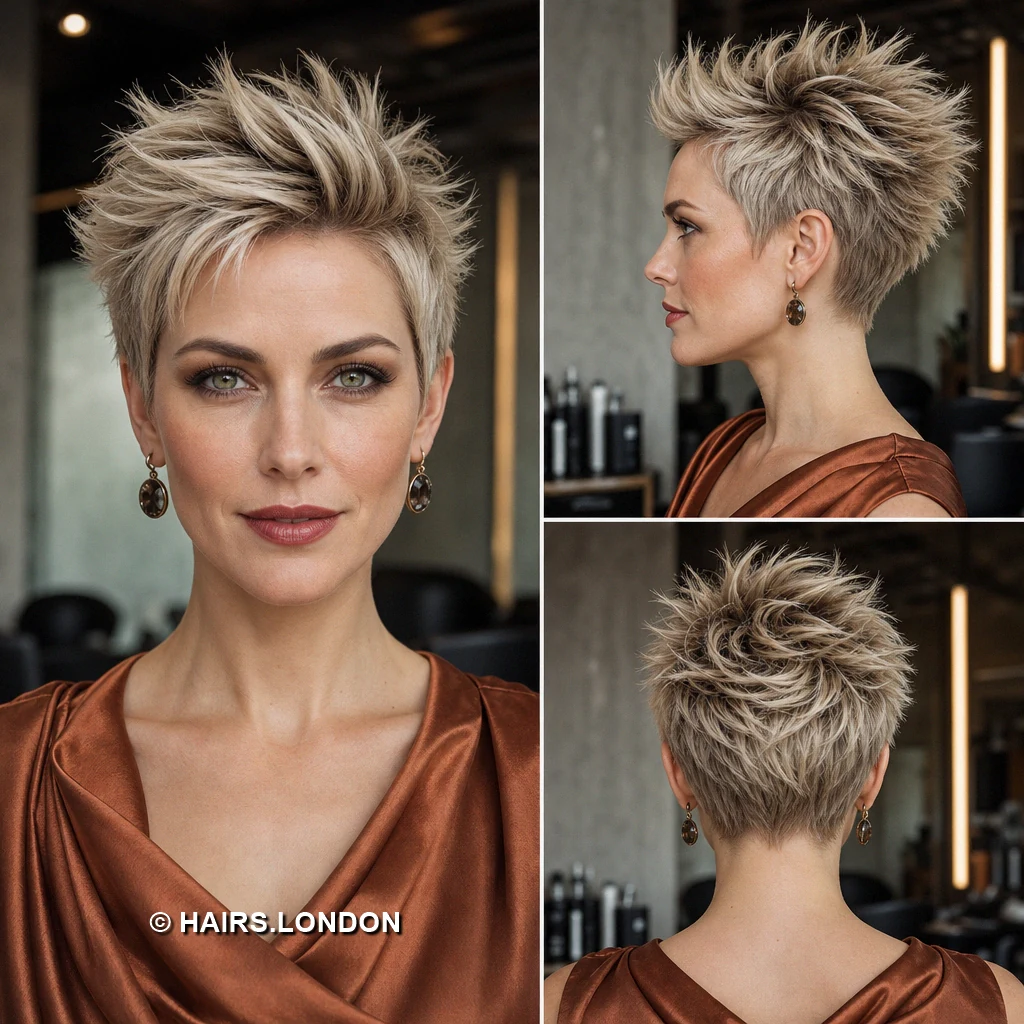 Blonde Feathered Crop