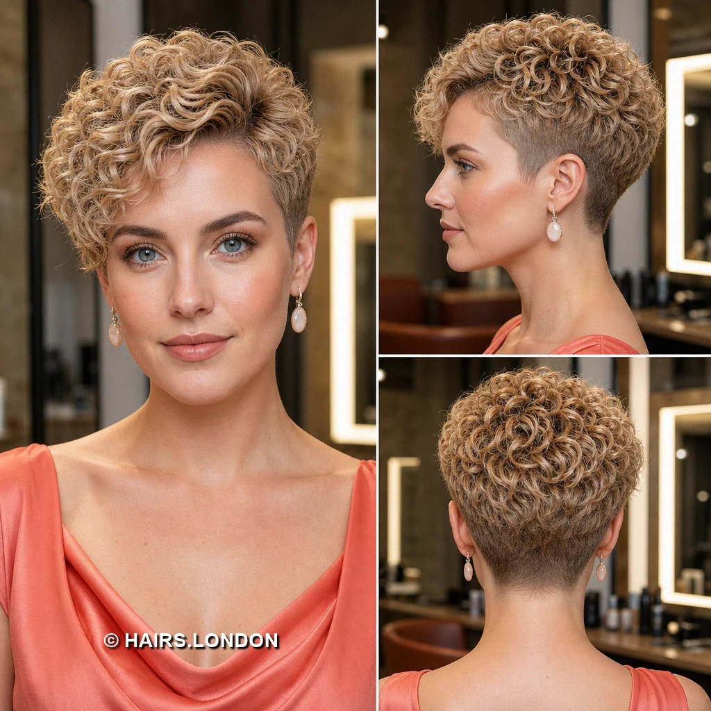 15 Blonde Pixie Cuts With Dark Roots, From Defined Curls to Sweeping Fringes Blonde Feathered Crop