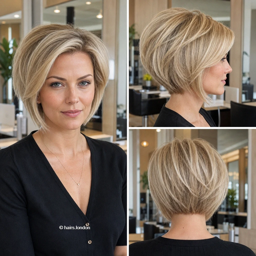Blonde Feathered Graduation