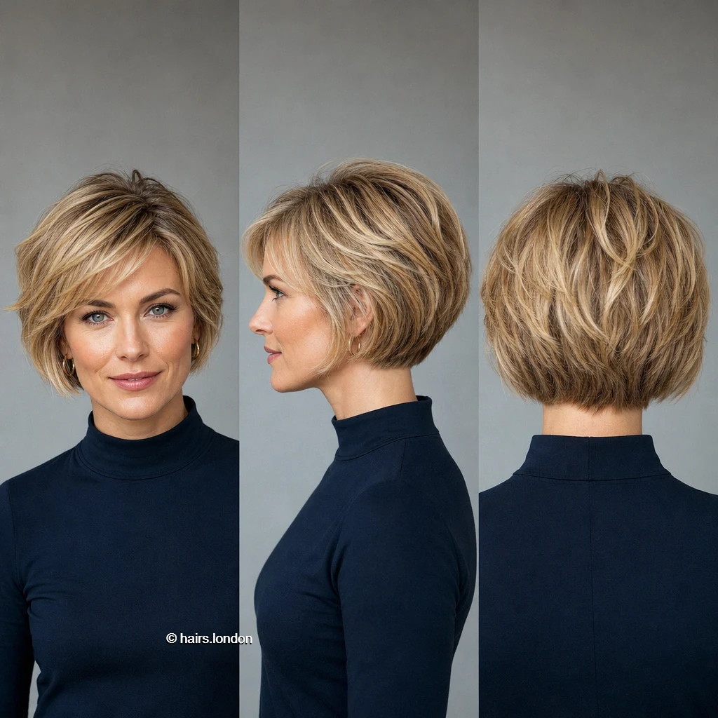 Blonde Feathered Graduation