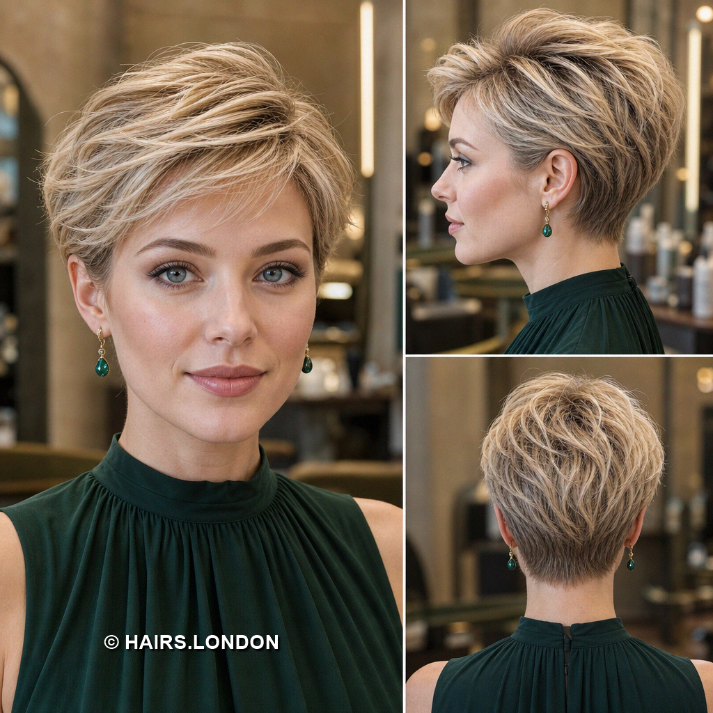 19 Blonde Pixie Haircuts with Honey Highlights and Soft Texture Blonde Feathered Pixie