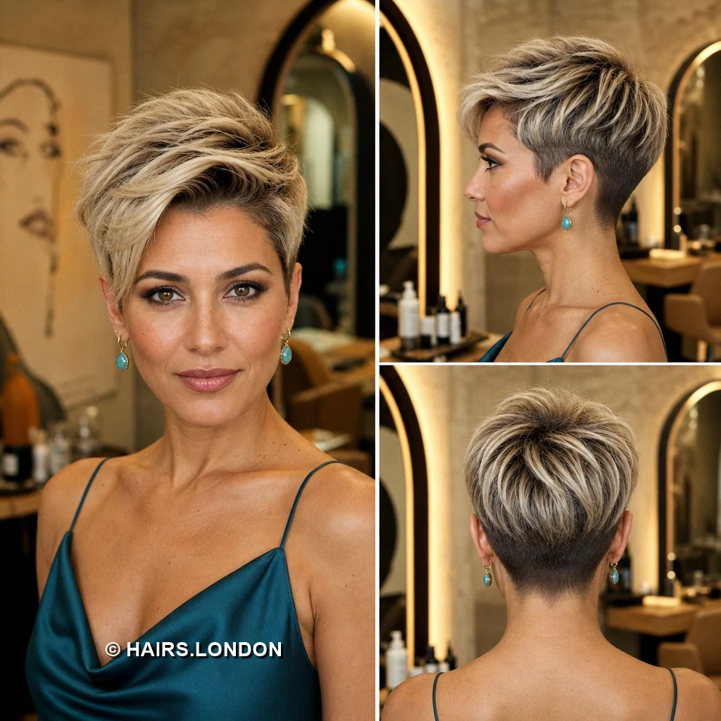 Blonde Lifted Pixie