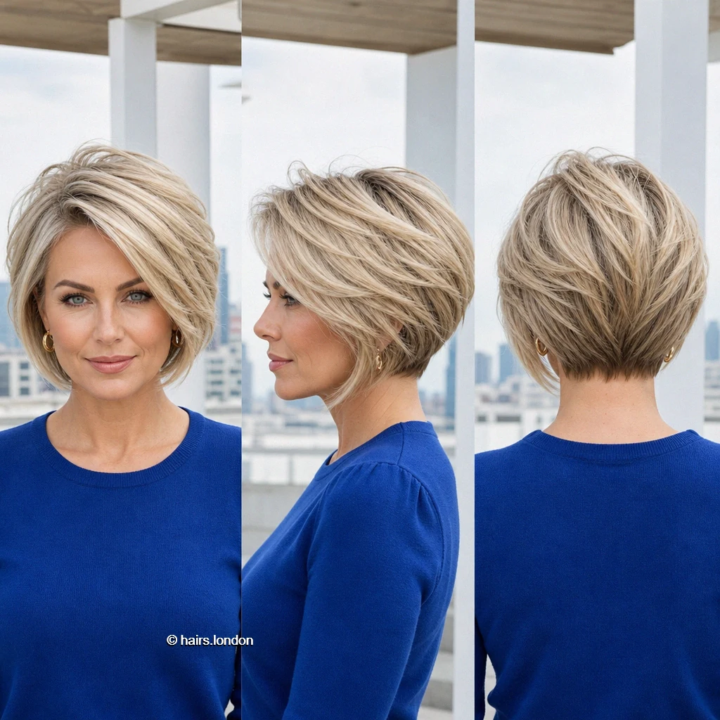 Blonde Nape Graduation