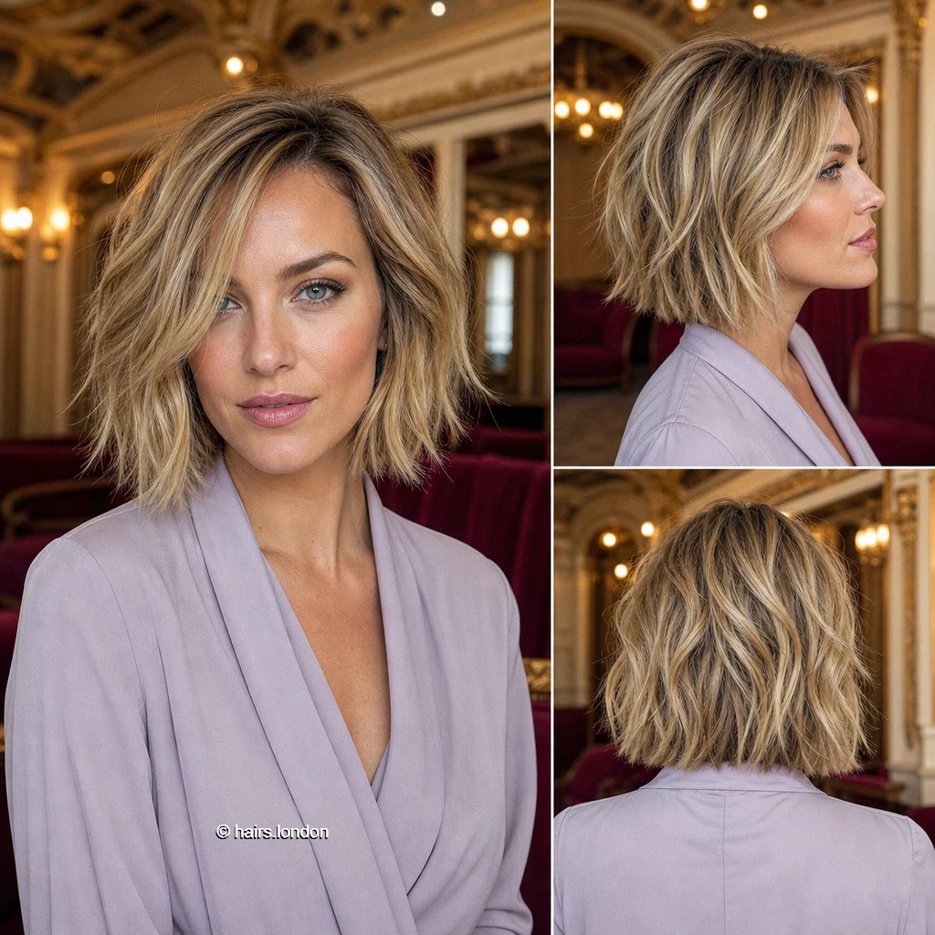 20 Bob Haircut Ideas, From Textured Chin-Length Cuts to Sculpted Graduated Shapes Blonde Piecey Waves
