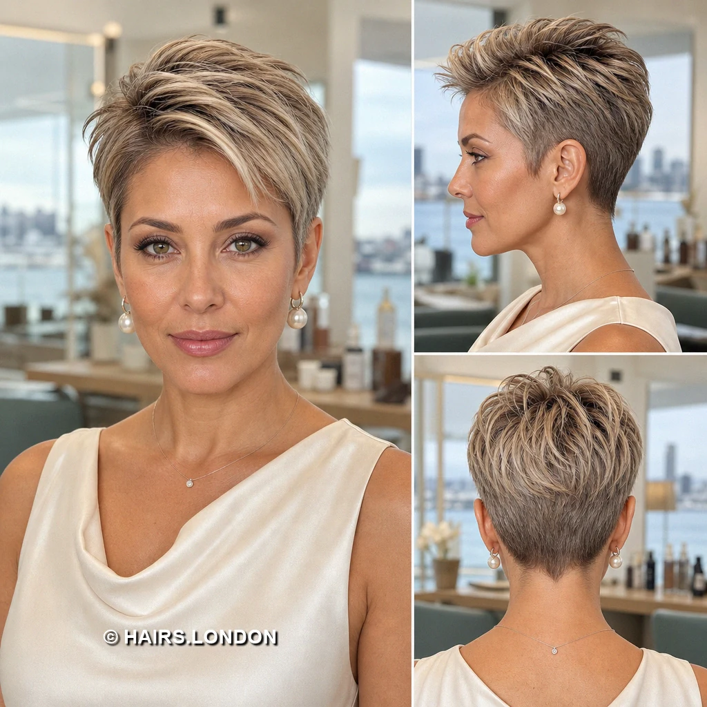 Blonde Polished Pixie