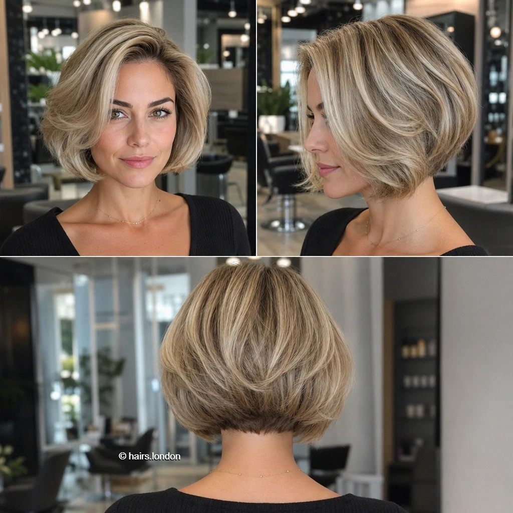 20 Blonde Bob Haircuts, From Rounded Shapes to Airy Layers Blonde Rounded Bob