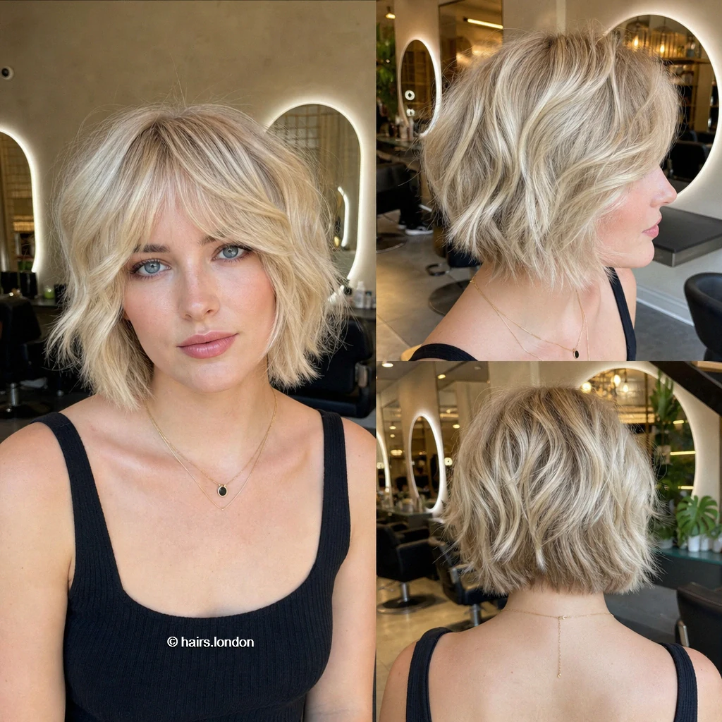 15 Blonde Bob Haircuts, From Sculpted Graduation to Soft Waves Blonde Shaggy Bob