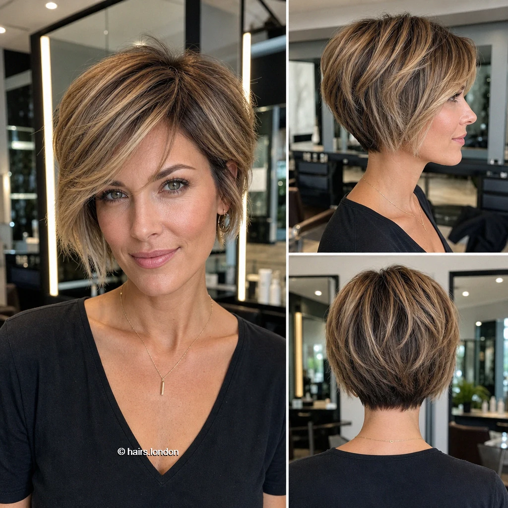 20 Bob Haircut Ideas: Rounded, Textured, A-Line and Stacked Shapes Blonde Stacked Bob