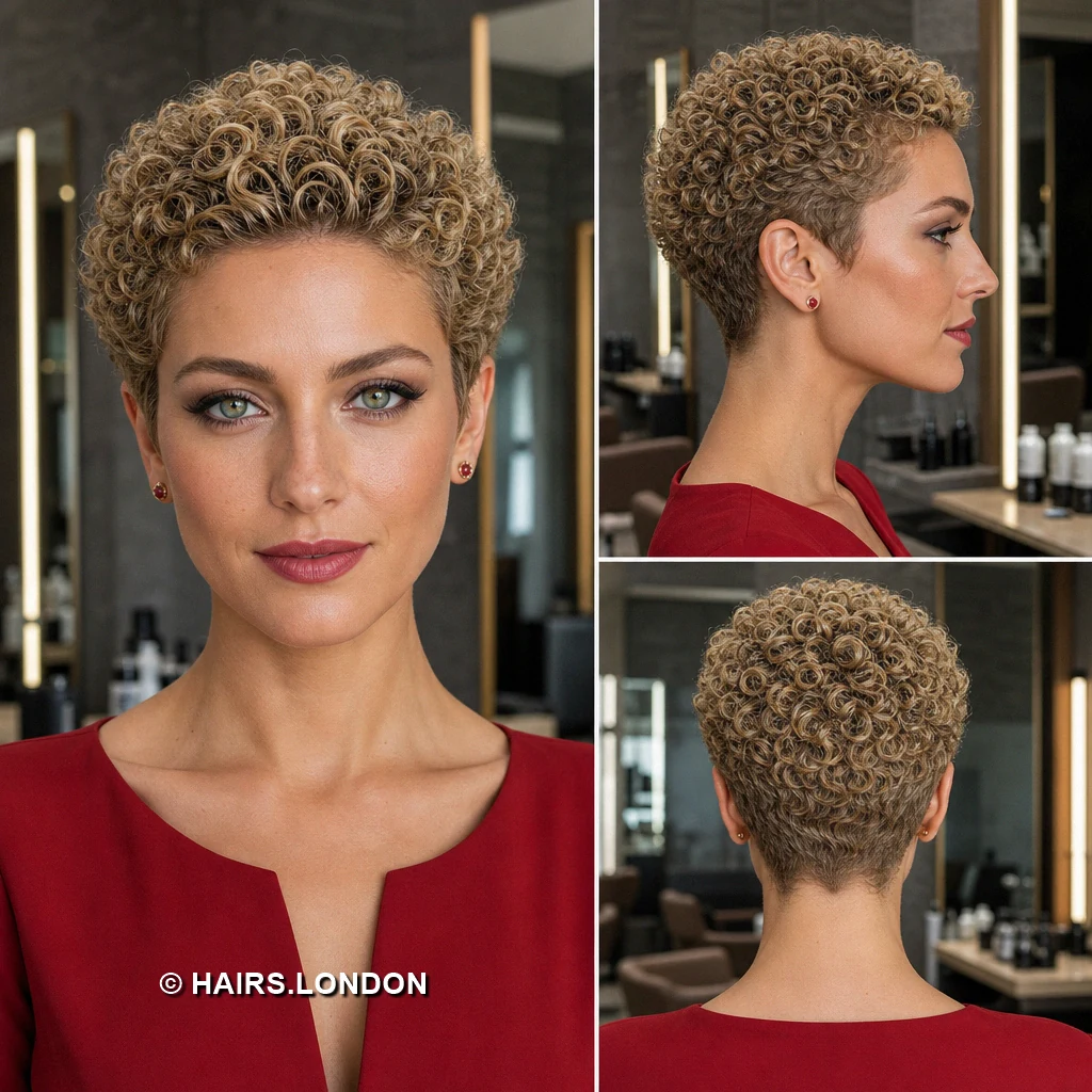 Blonde Tousled Pixie