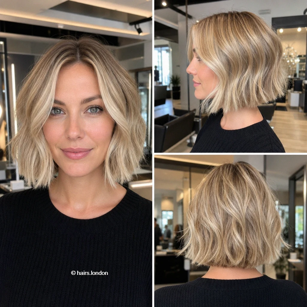 20 Blonde Bob Haircuts, From Rounded Shapes to Airy Layers Blonde Wavy Bob