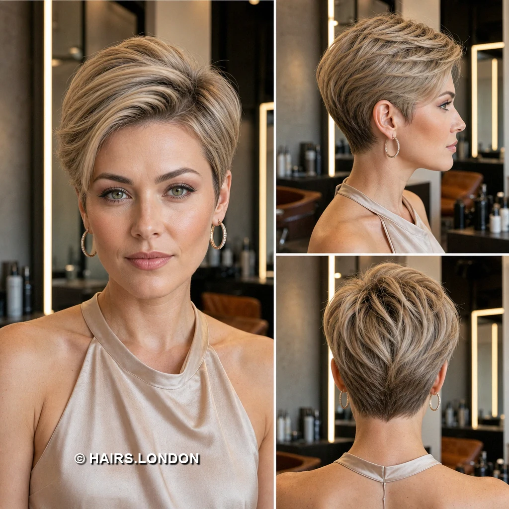 Blonde Wavy Pixie