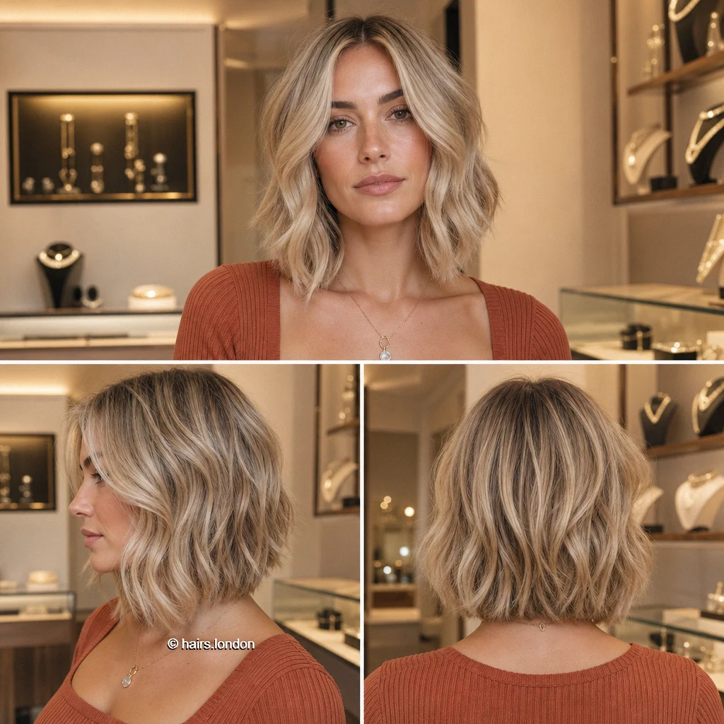 Blonde Wavy Separation