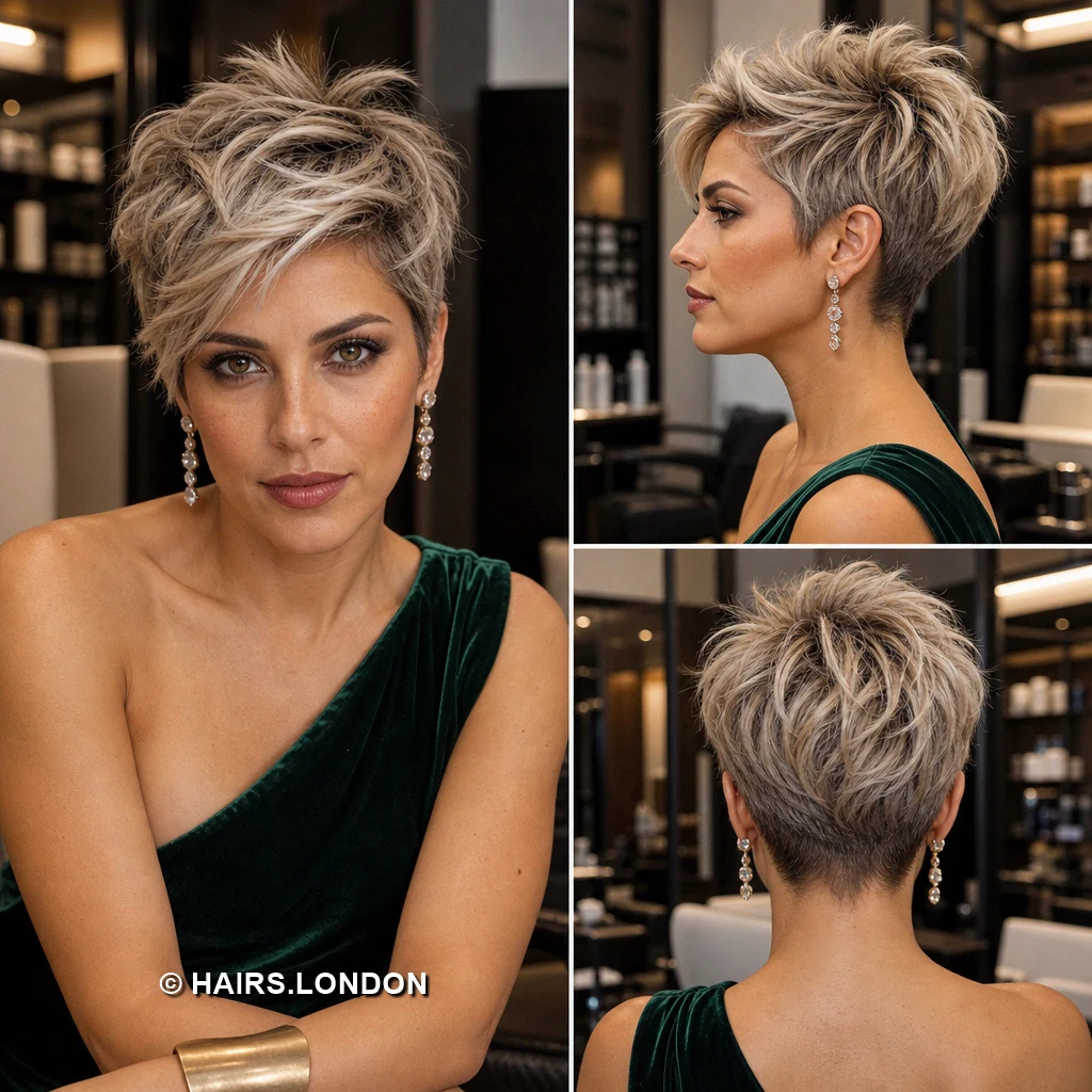 Blonde Windswept Crop