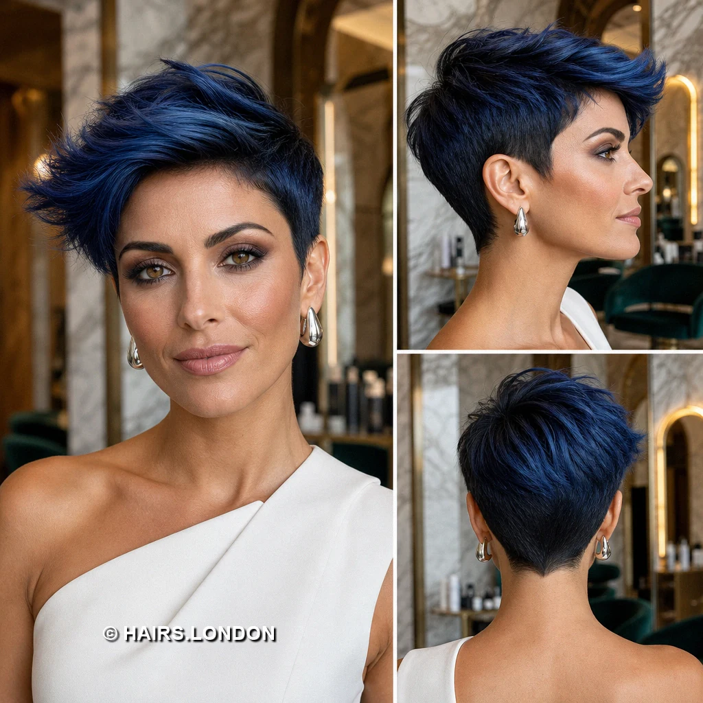 Blueviolet Swept Pixie