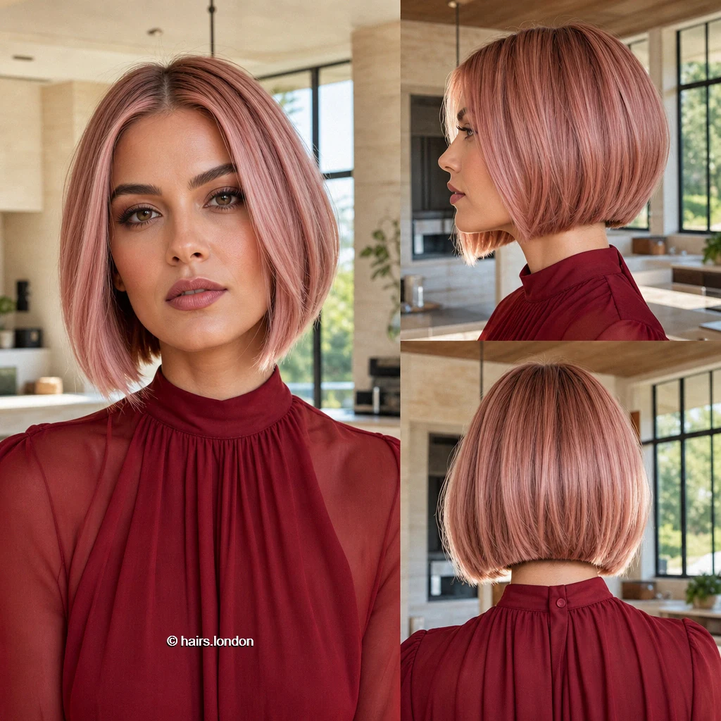 Blush Rounded Bob