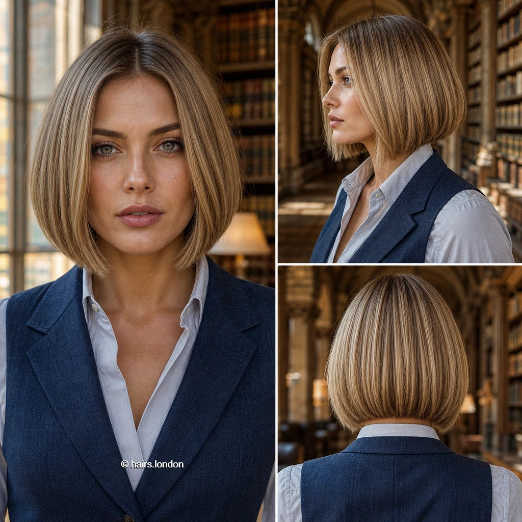 20 Blonde Bob Haircuts, from Tousled Jaw-Length Cuts to Layered Lobs Bronde Rounded Bob
