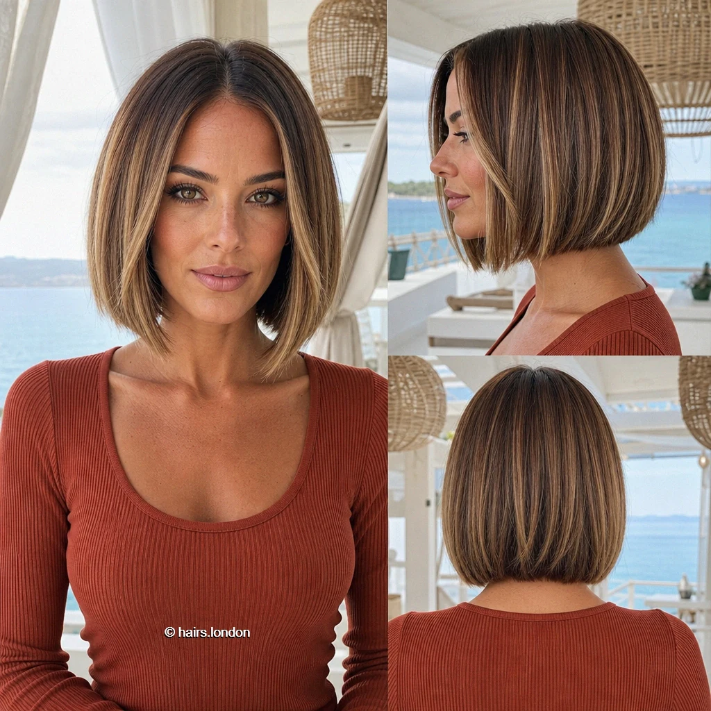 20 Bob Haircut Ideas, From Soft Waves to Sculpted Shapes Bronde Sloped Bob