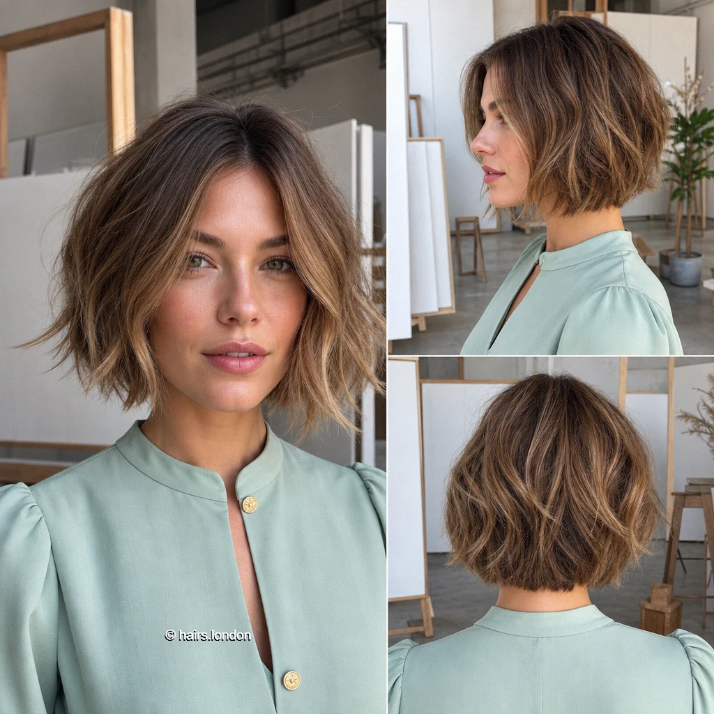 20 Bob Haircut Ideas, From Soft Waves to Sculpted Shapes Bronde Tousled Bob