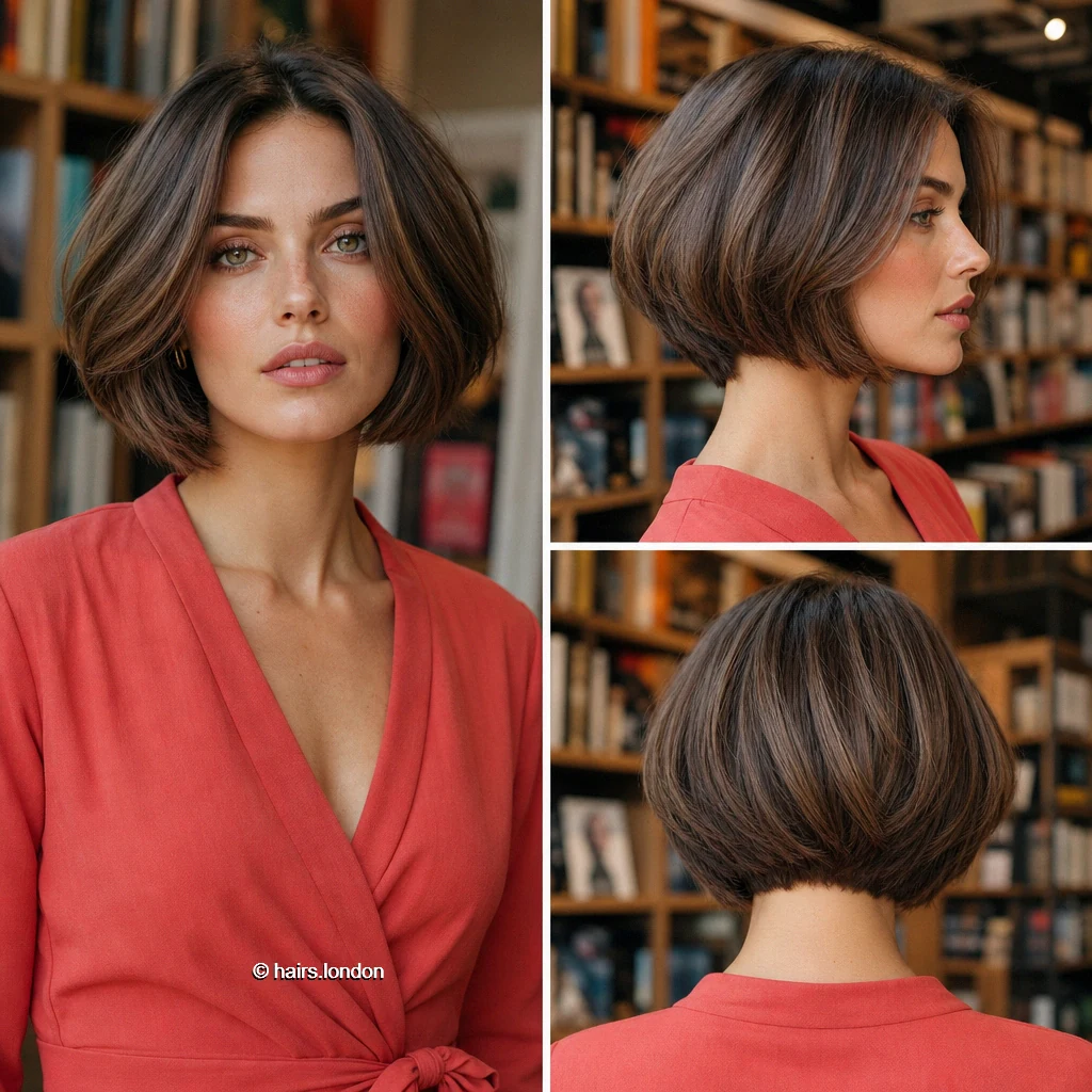 21 Bob Haircut Ideas, From Rounded Shapes to Textured Short Bobs Brown Balanced Bob