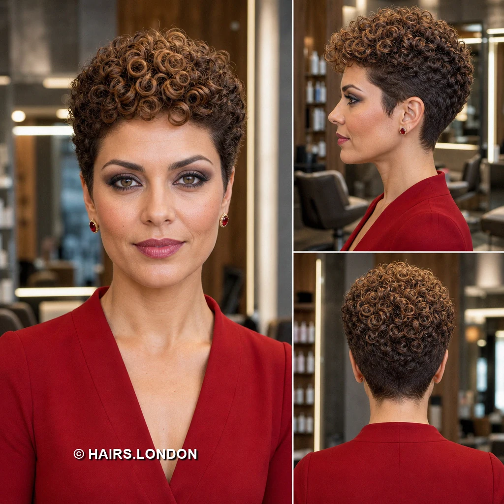 Brown Coiled Pixie