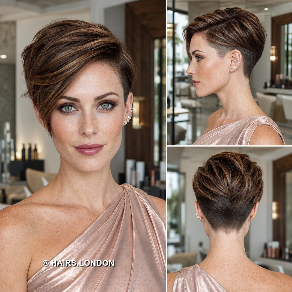 18 Short Textured Pixie Haircuts for Brunette Hair Brown Delicate Crop