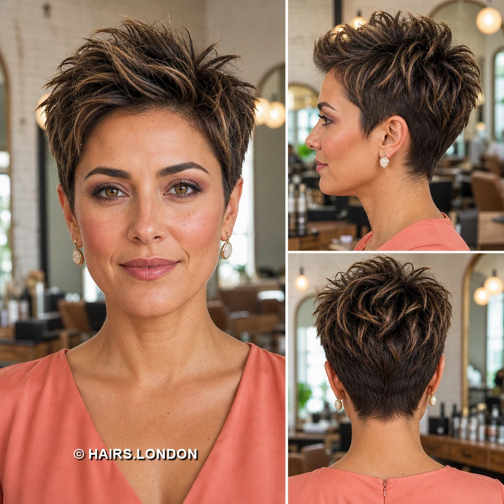 Brown Featherfringe Pixie