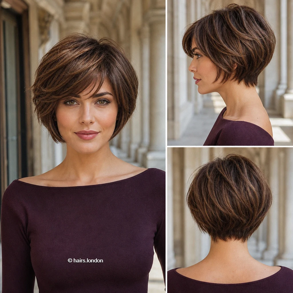 19 Bob Haircuts From Sleek Jawline Shapes to Textured Crops Brown Lifted Bob