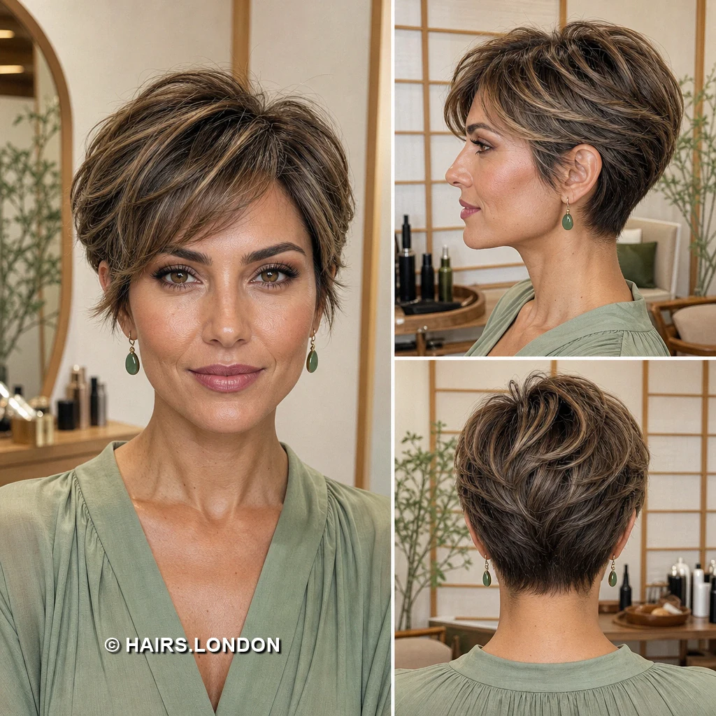 Brown Ribbon Quiff