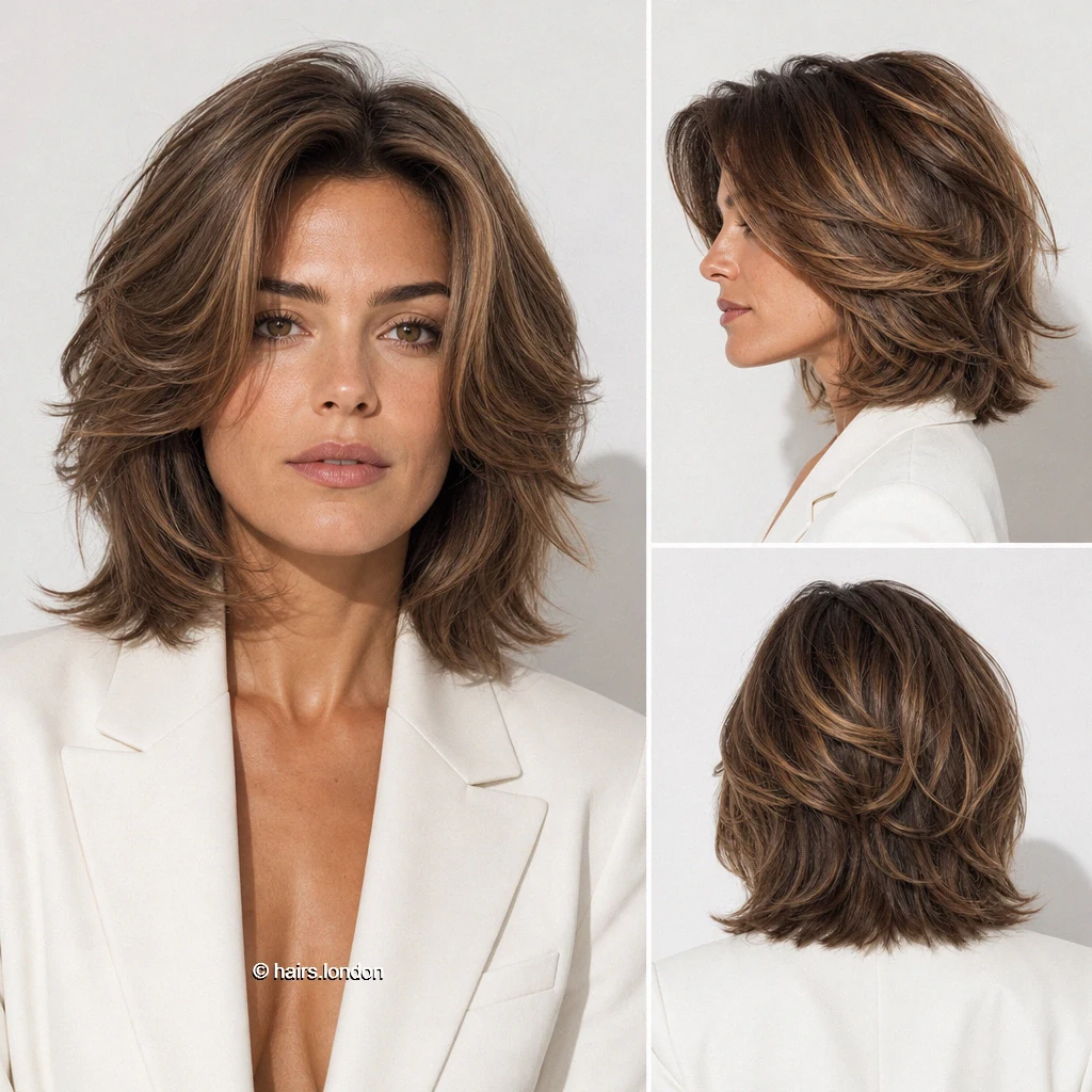 20 Bob Haircut Ideas, From Softly Layered to Sleek and Graduated Brown Shaggy Lob
