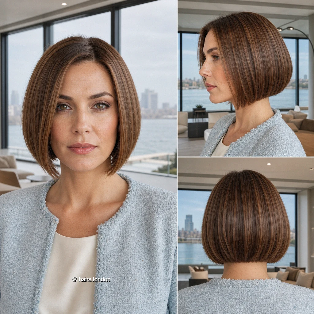 21 Bob Haircut Ideas, From Rounded Shapes to Textured Short Bobs Brown Sloped Bob