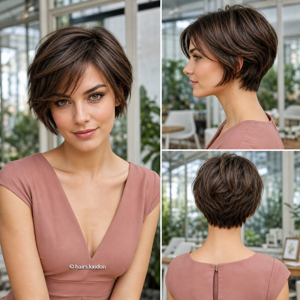 21 Bob Haircut Ideas, From Rounded Shapes to Textured Short Bobs Brown Swept Bob